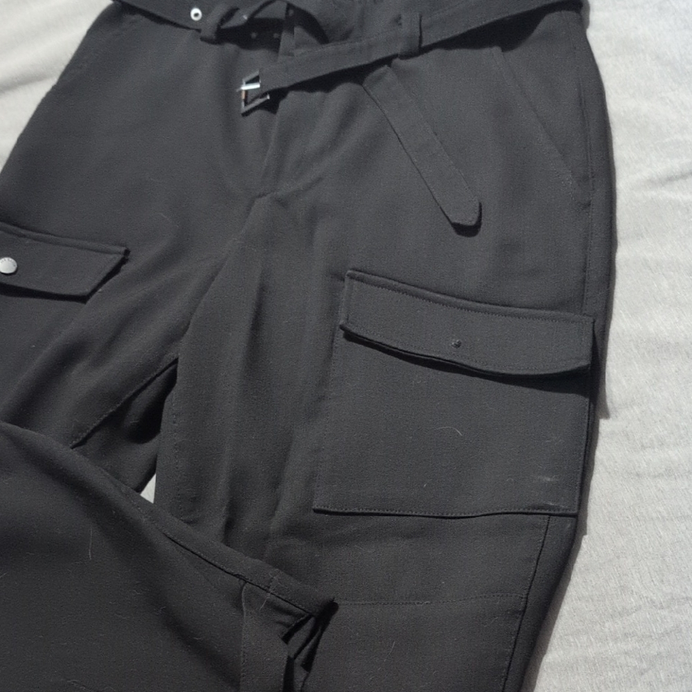 Ted Baker London Black Cropped Pants